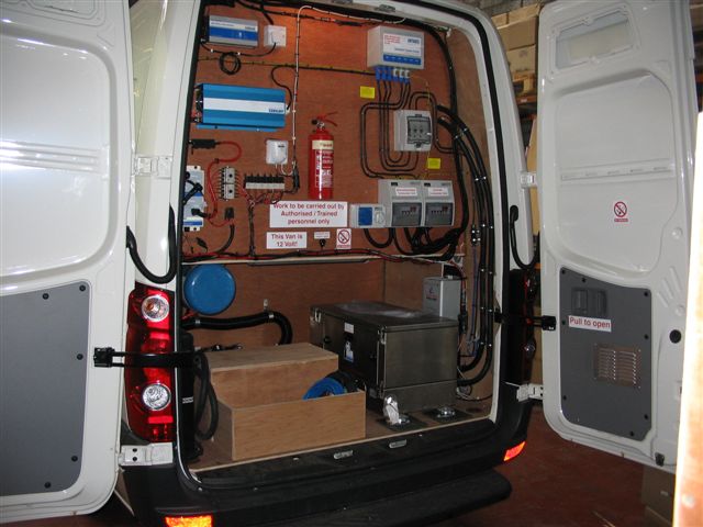 mobile workshop van for sale uk