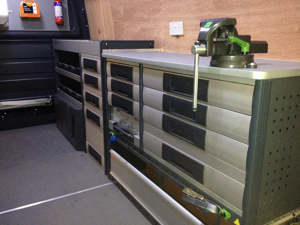 Bott Metal Racking Total Van, Service Van Shelving