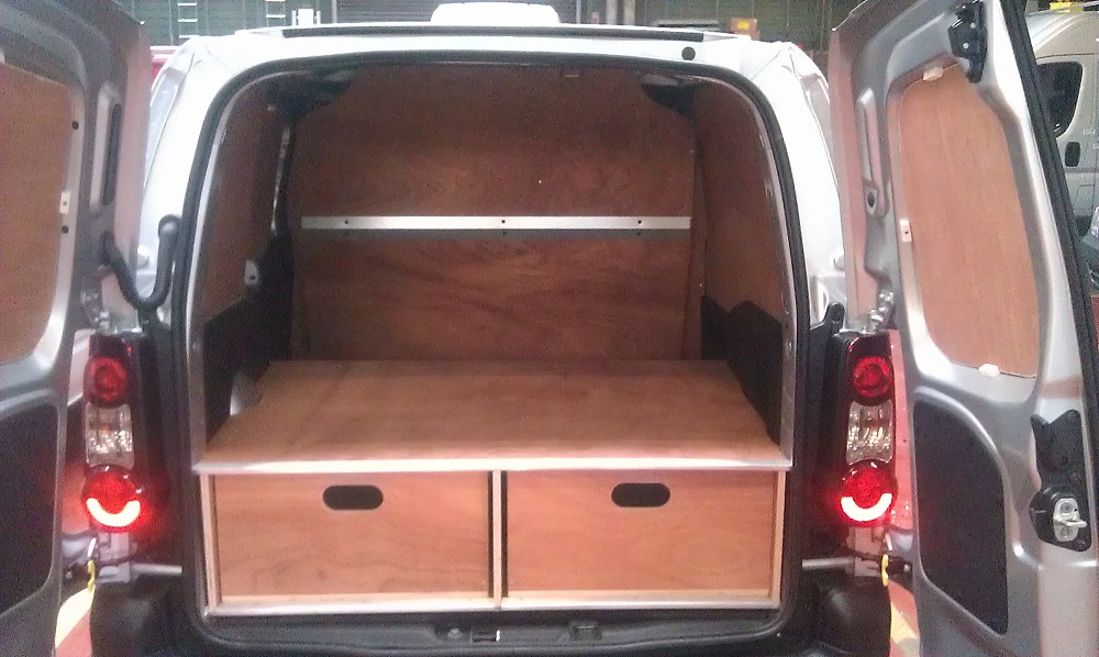 Wooden Shelving Systems Total Van, Mini Van Shelving Systems
